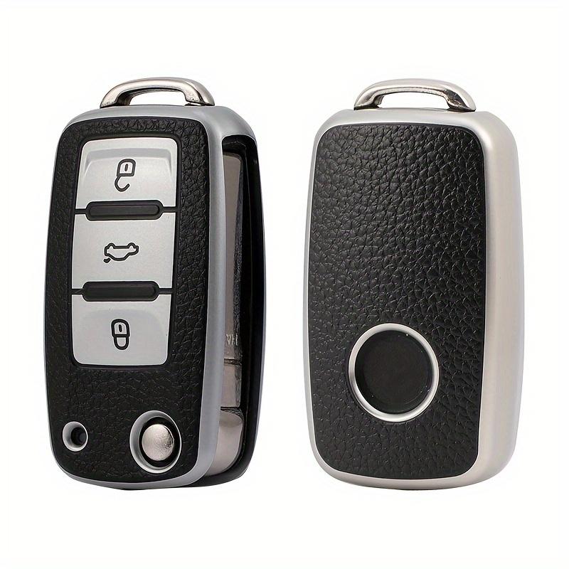 TPU Car Key Case Cover for Volkswagen Fox Tiguan Passat Golf Jetta Beetle Kodiaq Superb Octavia Seat Accessories