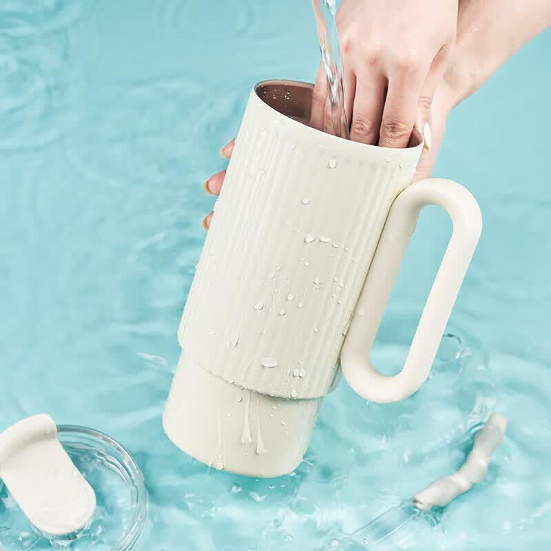 HOLOHOLO RM-01 Large Capacity Insulated Straw Tea Cup