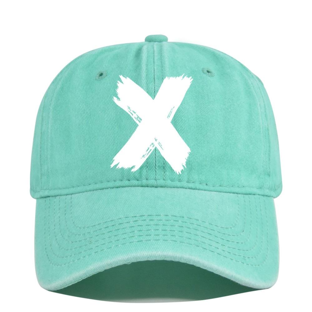 Washed x silk screen baseball cap yellowstone retro peaked cap men's and women's washed distressed sun hat cotton none