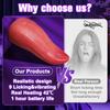 Tongue Vibrator Sex Toy for Women Realistic Vibrators Adult Sex Toys with 9 Licking Vibrating & Heating Modes for Clitoral G Spot Stimulator