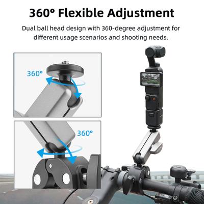 Secure and Stable Motorcycle Camera Mount Multifunctional Fixed Bracket Nonslip Motorbike Cameras Stand