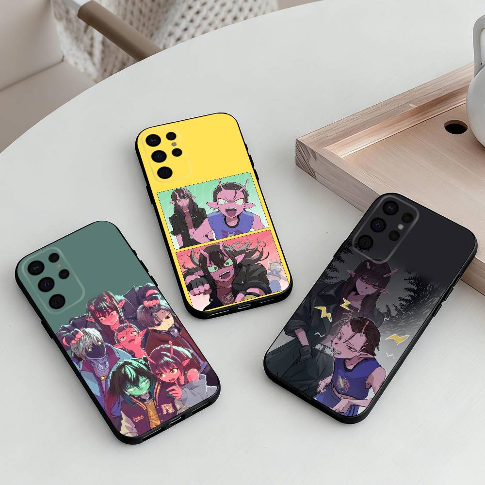 M-Milky-Y S-Subway-Y Anime Phone Case For Samsung S25,24,23,22,30,21,10,9,Ultra,Plus,Lite,FE,4,5 G Soft Black Case