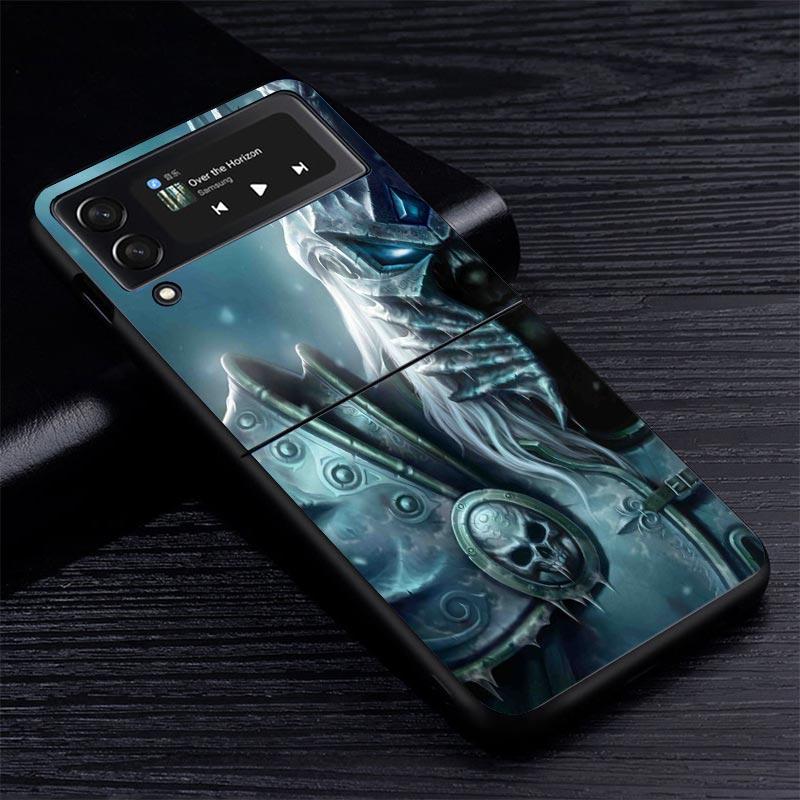 W-World Of W-Warcraft W-Wow Z Flip 7 Phnoe Case For Samsung Z Flip 6 5 4 3 5G Galaxy ZFlip7 ZFlip4 ZFlip5 ZFlip6 ZFlip3 Phone Co
