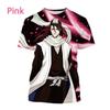 Moda Uomo Cool Kurosaki Ichigo Girocollo Casual Unisex Cosplay Maglietta Cool Anime Giapponese BLEACH Stampa 3D Maglietta Top