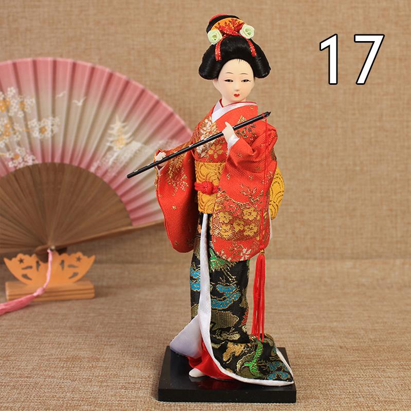 Krásné japonské figurky gejš Panenky s krásným kimonem Domácí dekorace na plochu Miniatury Kolekce ozdob z gejš Dárek