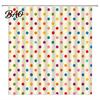 Stylish Retro Bathroom Decor Polka Dot Shower Curtain with Hooks, Waterproof Fabric Curtain, Bath Decorative Curtains for Tub Bathtub Decor, Washable,