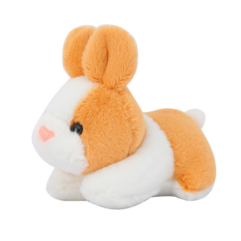 Colorful Bunny Plush Keychain Adorable Stuffed Animal Rabbit Doll For Fashion Bags Accessories And