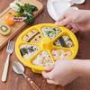 M-6 In 1 Onigiri Mold Triangle Sushi Mold Bento Box Sushi Making Kit Sushi Mold Sushi Press Maker Rice Ball Mold Cooking Tools