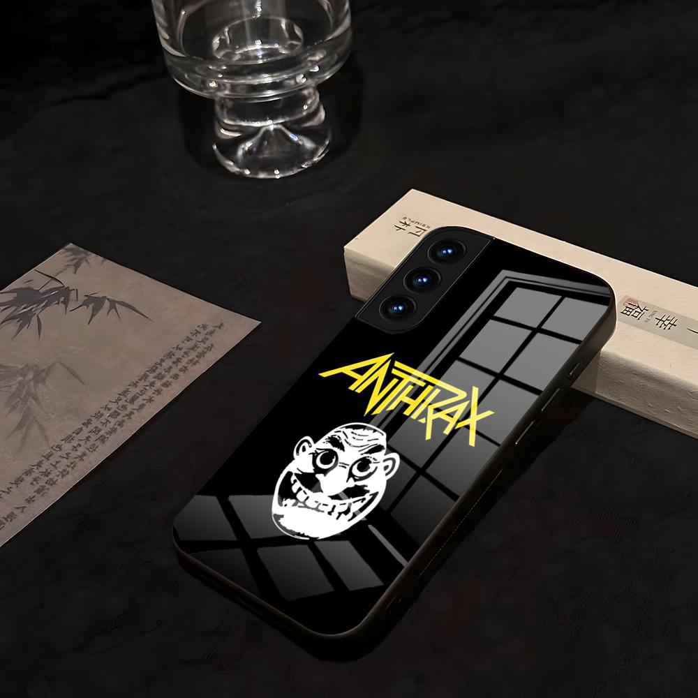 ANTHRAX Band Phone Case For Samsung S 25 26 24 23 22 21 Ultra 10 Plus A16 Pro Fe 20 Note 34 S30 Glass Shockproof