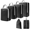 Compressible Travel Storage Bag Set: Large Capacity Suitcase Organizers & Digital Accessories