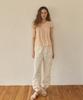 OURO Nylon String Jogger Pants [ Cream ]