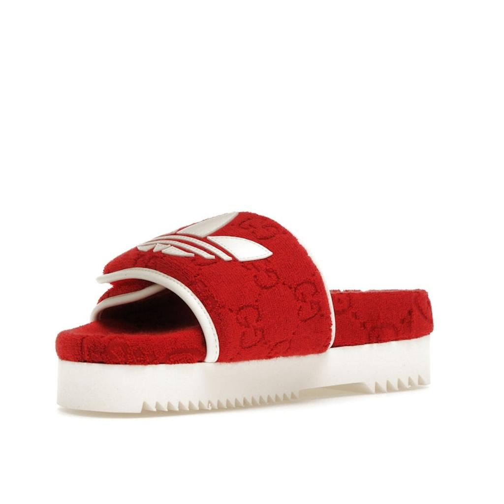 Adidas GG Platform Sandal Red Cotton Sponge Women Sneakers 702398-UU010-6560