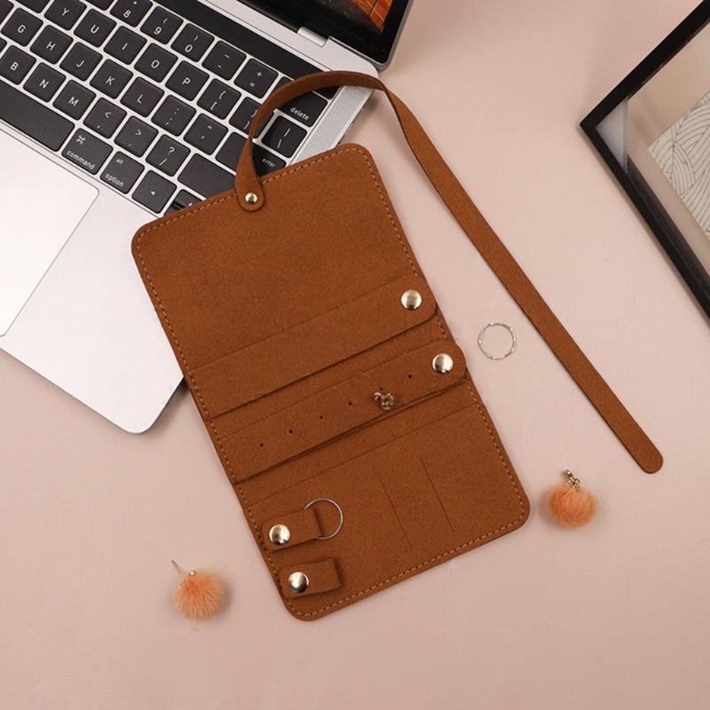Verpackungsbeutel Reisetasche Aufbewahrungstasche Elegante Schmuckverpackungstasche Schmuckrollen Tasche Schmuck-Display-Tasche für Schmuck