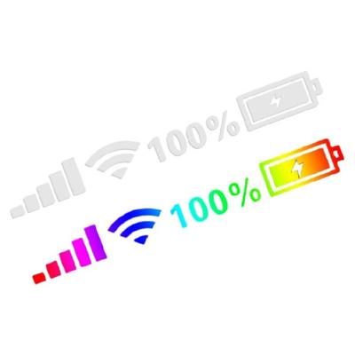 WiFi Signal Car Sticker Featuring Creative Designs Easy Application Car Sticker Large Size Car Decorative Sticjers