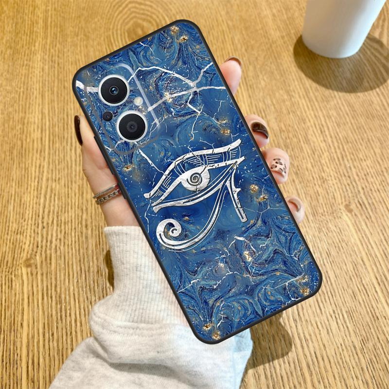 Egyptian Eye of Horus Art Funda For OPPO Reno 13 F 14F 12F 11F 8T 7 8 Lite 10 11 12 14 OPPO Find X5 X6 X8 X9 Pro Case