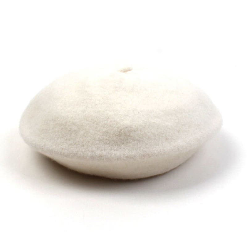 Universal chemistry Wool Ivory Beret Beret