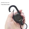 Outdoor Camping Tactical Easy-Pull Telescopic Keychain with Multi-Function Rebound Anti-Lost Wire Rope.