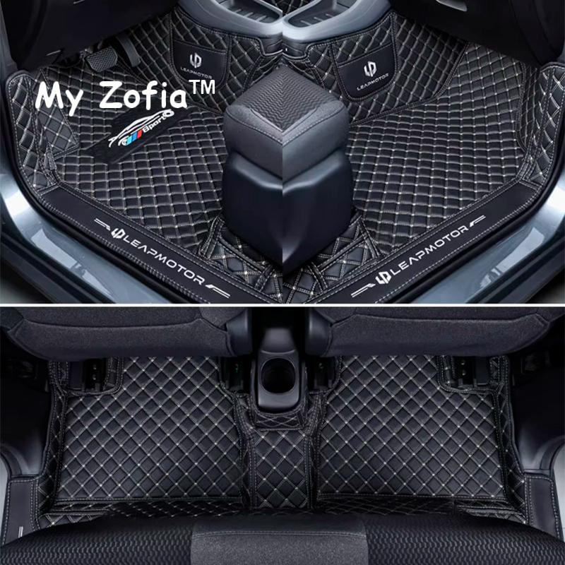For Leapmotor T03 2023 2024 2025 Car Custom floor mat Carpet Cover Waterproof Non-slip Protector Floor Mats Interior Accessories