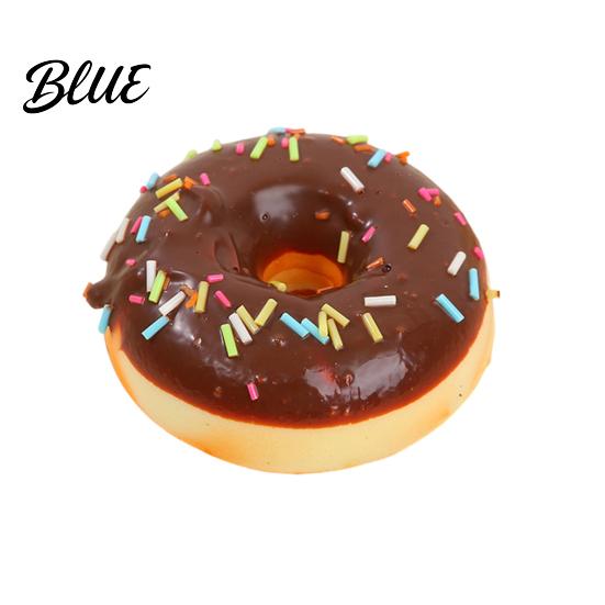 Realistic Donut Toy Squeeze Soft Slow Rebound Stress Relief 7cm Cute Reliever Simulation for Kids Adults Desktop Decoration Baking Prop Photo