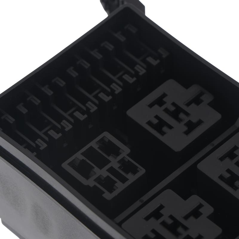 1Pcs Waterproof Car Truck Relay Fuse Box 4 Relays 6 Fuses Holder Case for Off-Road SUV Marine Use