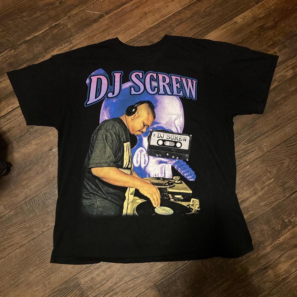

Rare DJ Screw Short Sleeve Gift For Fan Black S-2345XL Men T-Shirt Unisex T-Shirt XL