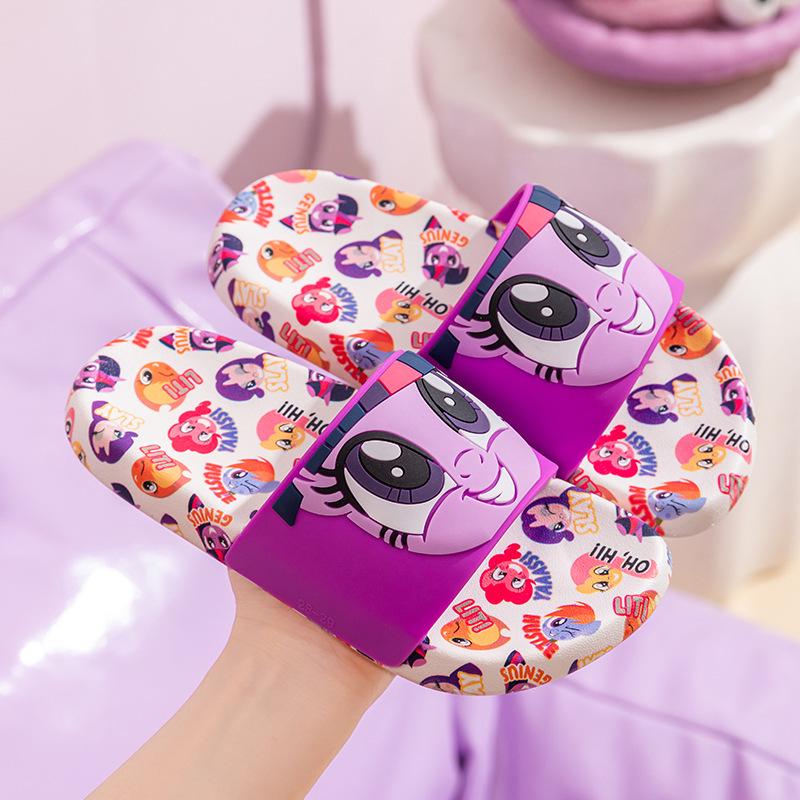 Sandalias de Verano Antideslizantes para Niños My Little Pony - Bonitas Pantuflas de Interior para Niñas