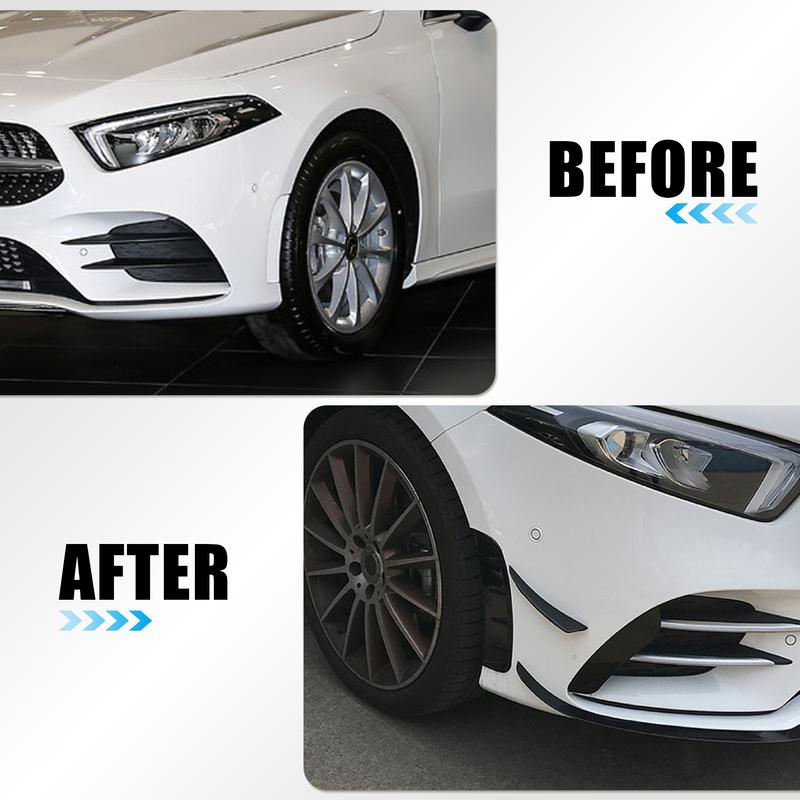 Car Front Bumper Spoiler Side Trim Spoiler for MercedesBenz A Class Hatchback Sedan W177 AMG Line 2018+ Universal Front Bumper