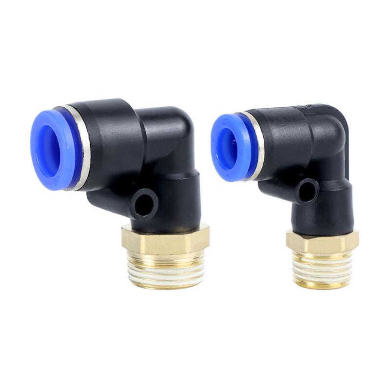 Pneumatic Quick Connect Threaded Elbow