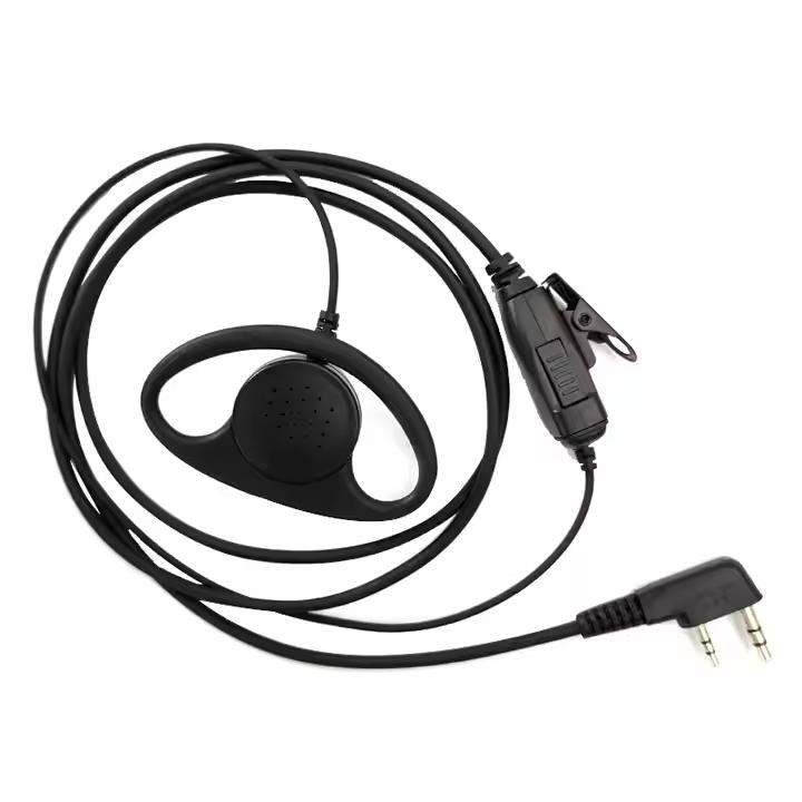 Long Distance Walkie Talkie Comfortable Headset Microphone Wired Music Earphones Headphones for BF888S UV5R Retevis H777 Ansoko