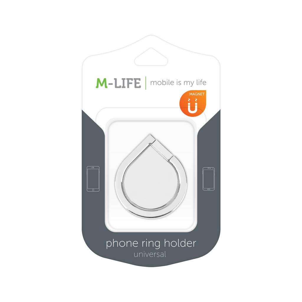 Ring holder for M-Life phone silver