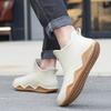Rain shoes wear fashion rubber shoes couple color matching waterproof shoes camping adventure wading shoes trend men's and women's rubber shoes