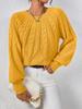 Women's Round Neck Cable Knit Sweater - Long Sleeve, Solid Color, Autumn Winter Versatile Pullover.