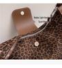 Leopard Print Large Capacity Crossbody & Shoulder Bag for Women - 2025 Leather Suede Tote