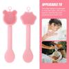 2Pcs Double-End Silicone Facial Brush Face Cleansing Scrubber Mask Applicator Tool Deep Cleaning Exfoliator for All Skin Types