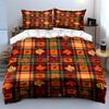 Plaid and Autumn Leaf Bedding Bedding Duvet Cover Set Duvet Cover Pillowcases (1 * Duvet Cover 2 * Pillowcases, Without Duvet Insert)