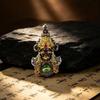 Collana Pendente Stile Cinese Vintage Benedizione Protettore Dharma Pendente Zhakiram Per Uomini Gioielli Fortuna Ricchezza Fascino Collana