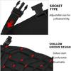 SaferCCTV Motorcycle Seat Cover ATV Padded Seat Protector,Motorcycle Seat Cushion Air Cooling 3D Mesh Motorcycle Seat Pad