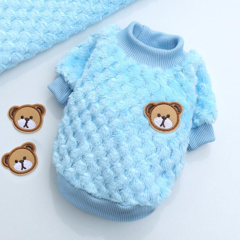 Autumn and Winter Clothes for Big and Small Dogs Pet Fleece Jackets Cat Two-legged Jackets Cat and Dog Clothes