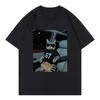 67 Coole Katze Lustiges Meme Grafik Gedruckt T-Shirts Damen Herren Kleidung Mode T-Shirt Sommer Lässig Kurzarm Damen Kleidung Oberteil