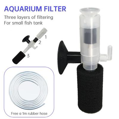 Akvárium Filtr Mini Mini Filtr Okysličovač Biochemický Houbový Filtr Účinně Filtruje Nečistoty Udržuje Vodu Čistou