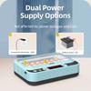 110/220V Egg Incubator Full Automatic Eggs Hatcher Brooder Bird Quail Chick Hatchery Incubator 64/6 Pcs Double-electric Brooder