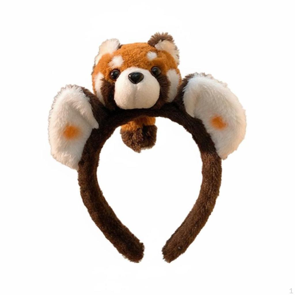 Cute Raccoon Headband, Plush Hair Accessories, Women Girls Party other Ears