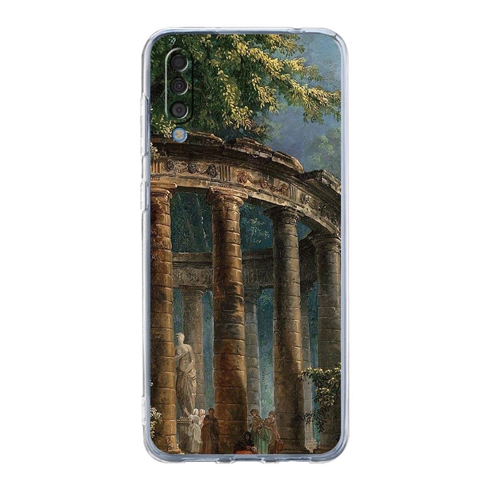 Phone Case For Samsung A14 A50 A70 A30 A40 A20E A10S A20S A02S A04S A12 A22 A32 A34 A52 5G A54 Renaissance Art Painting Cover