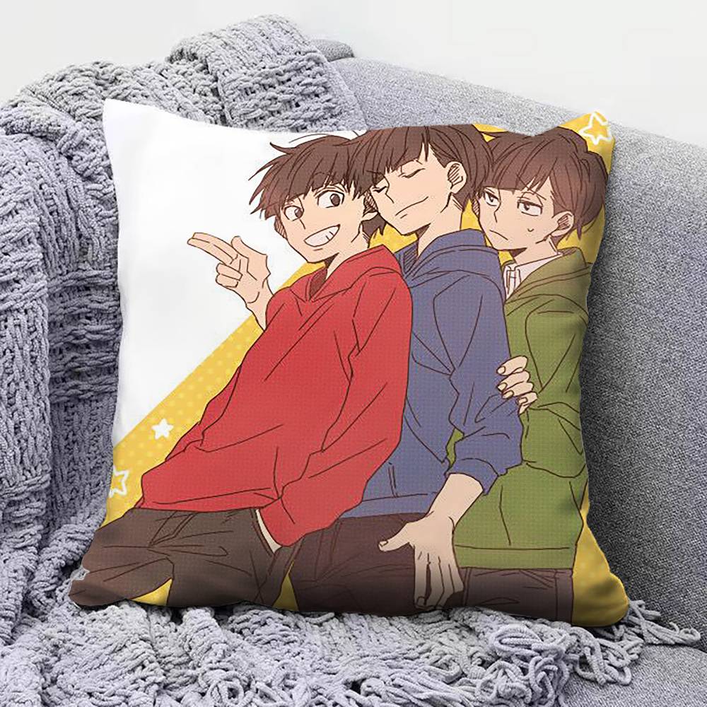 Osomatsu Matsuno Anime Home Sofa Cushion Covers and Aecorative Custom Pillow Covers