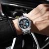 SVJ Men's Double Wheel Hub Watch with 3D Hollow Design and Brake Caliper Style
