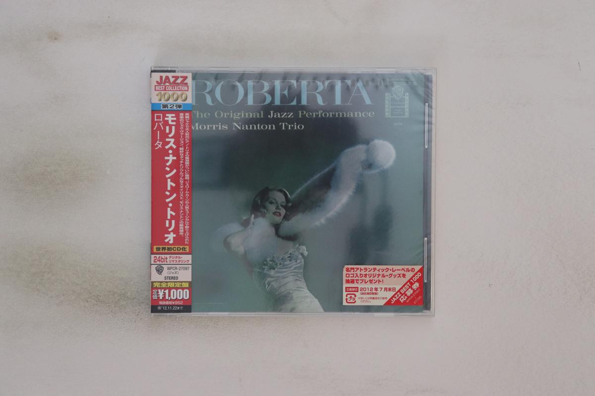 

CD MORRIS NANTON TRIO - Roberta WPCR27097 Warner Bros. Re 2012 Япония Оби Джаз Б/У