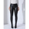 Women's High Waist Metallic Shiny Leggings Stretchy Slim Fit Ankle-Length Pants