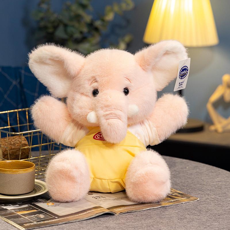 Soft Plush Elephant Toy Huggable Stuffed Animal Ideal For Childrens Decor Bedroom