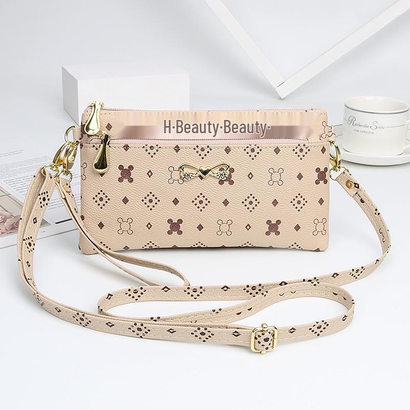 

Жіночий довгий модний гаманець-клатч - повсякденна кросбоді монетниця та маленька сумка