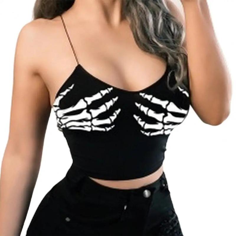 S-3XL Γυναικείο Καλοκαιρινό Μπλούζα με Σλιπ και Bodycon, Σέξι, Στενή Γραμμή, Χαμηλή Γραμμή, Clubwear, Τετράχρωμη Φανέλα